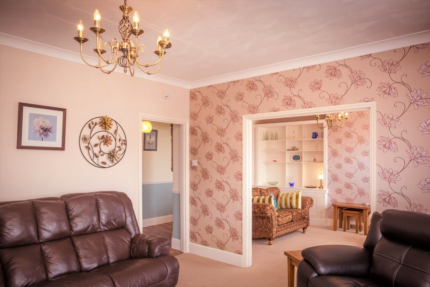 Lounge of this family friendly holiday accommodation