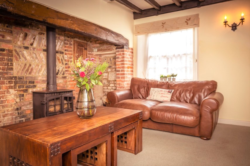 Lounge of South Downs country cottage