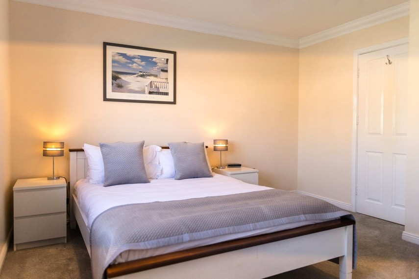 Master bedroom of Eastbourne holiday home