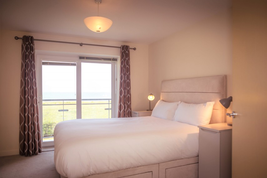 Master bedroom of holiday lets Sussex