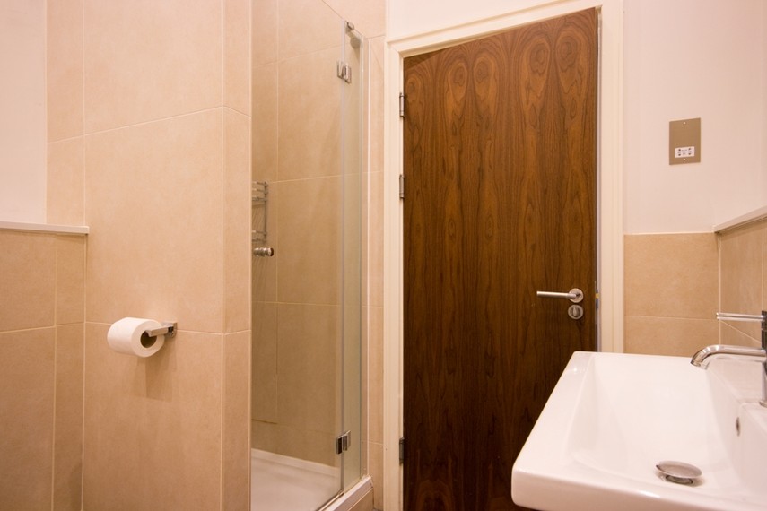 Gresham House - bathroom has bath and separate shower