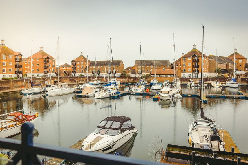 Water views from Eastbourne holiday home