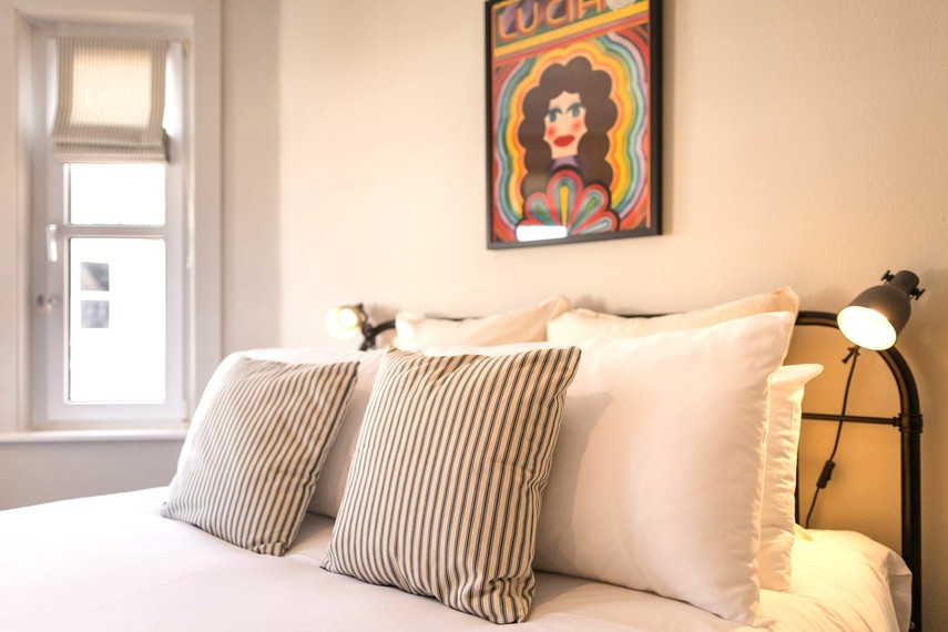 Master bedroom in Eastbourne airbnb