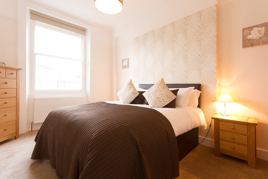 Master bedroom in this Eastbourne accommodation