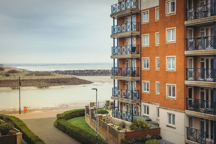 View from top balcony - holiday homes Sussex