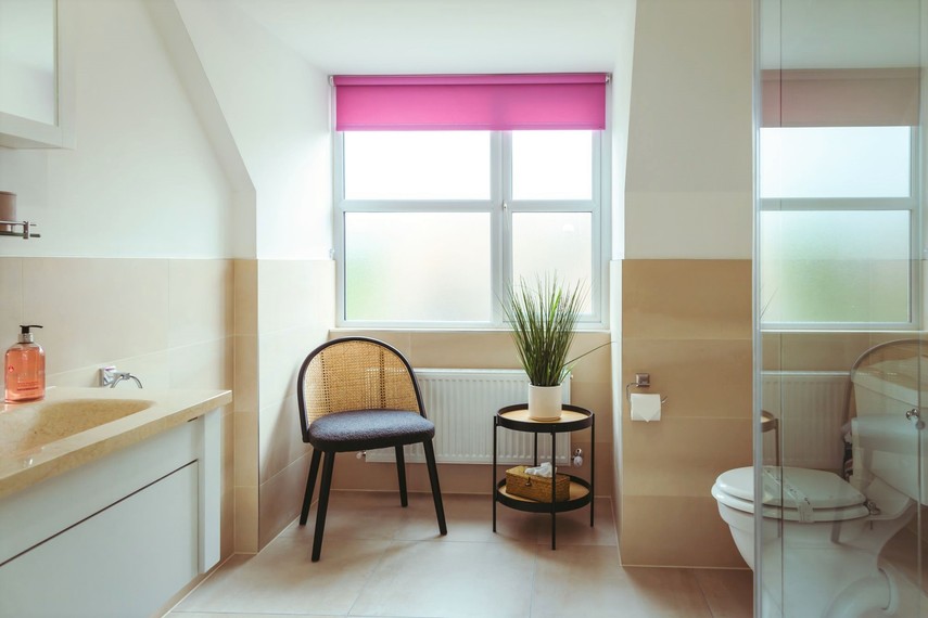 Spacious shower in Eastbourne apartment