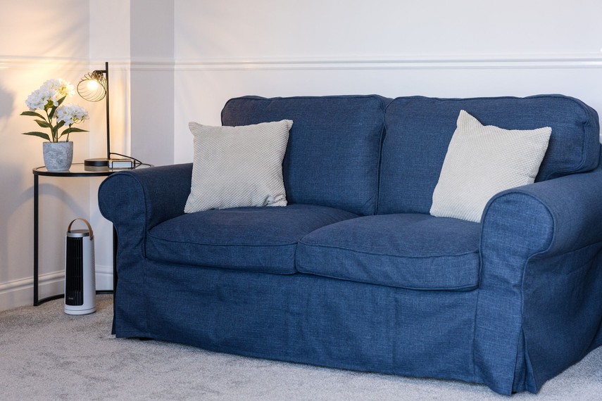 Living area of Sovereign Harbour Airbnb