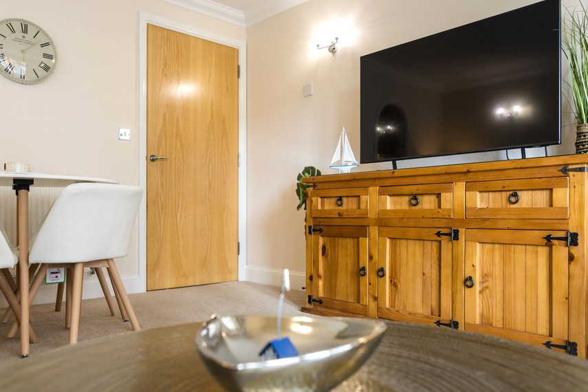 Smart Tv in harbour view holiday home