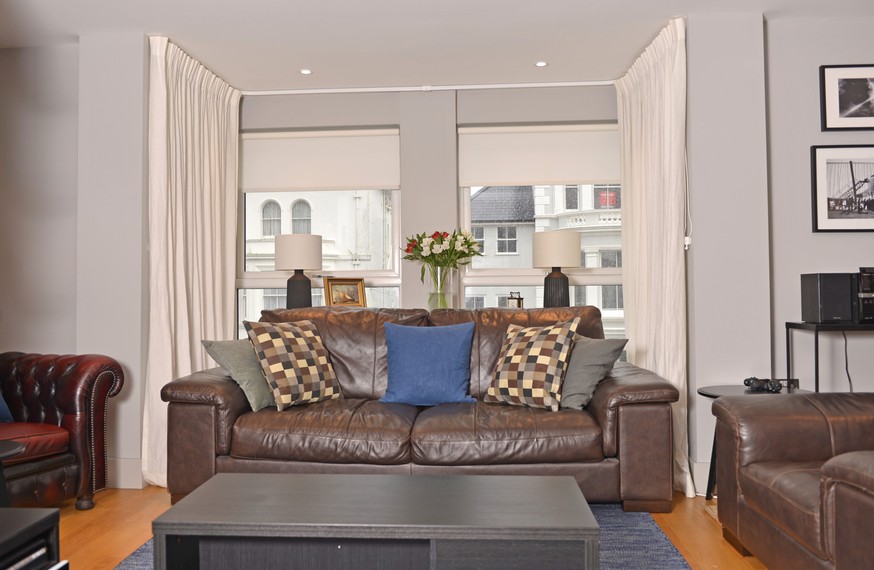 Comfortable lounge in Eastbourne holiday apartment