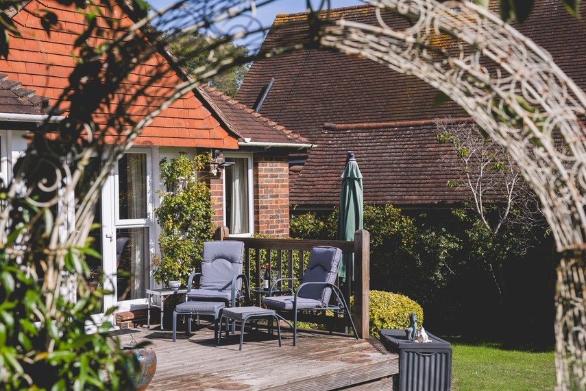 Garden of 3 bedroom holiday home in Eastbourne