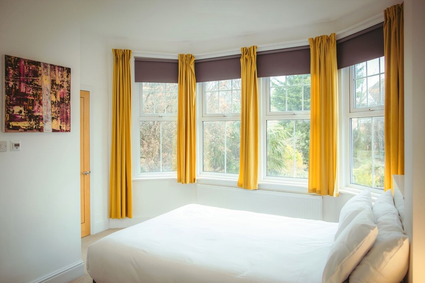 Master bedroom of Eastbourne holiday home