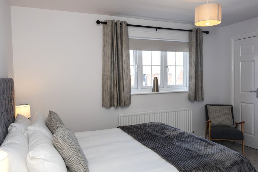 Master bedroom of Sovereign Harbour holiday let