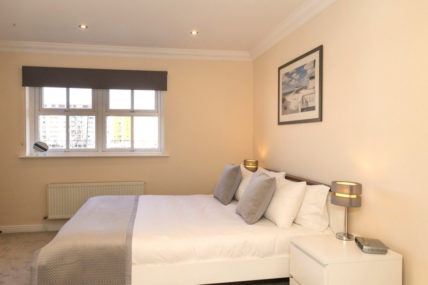 Master bedroom of Eastbourne holiday home