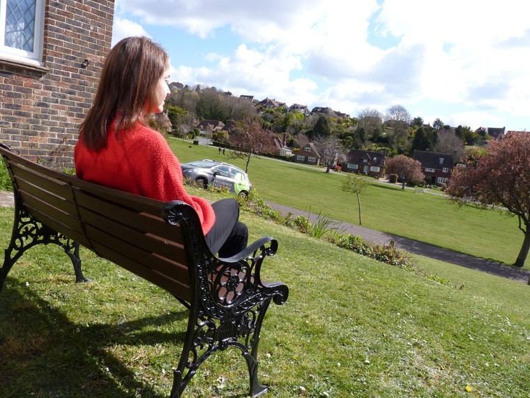 View from this South Downs Way accommodation