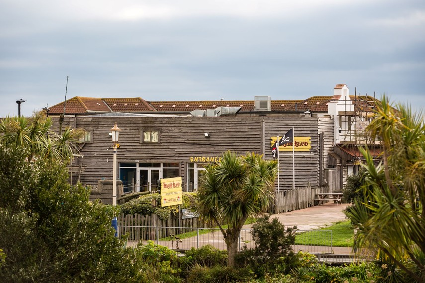 Treasure Island across the seafront