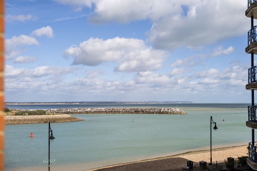 View from harbour view holiday home