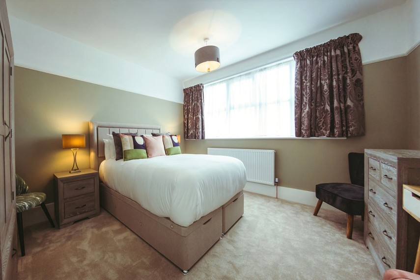 Eastbourne holiday home bedroom