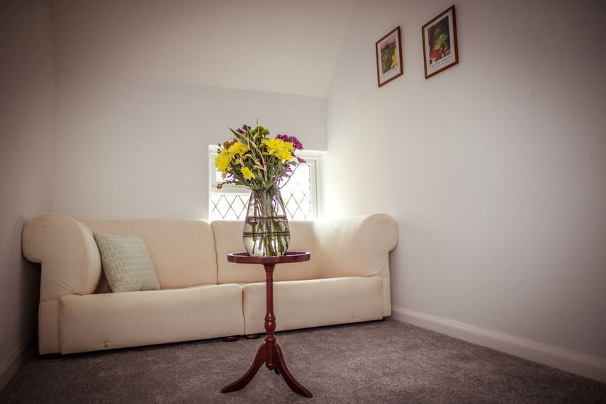 Seating area for master bedroom